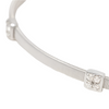 Bracelet pour femme et homme en or blanc 18 carats et diamants blancs. Bracelet Masai Marco Bicego SG730-B1-W-01