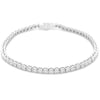 Bracelet pour homme et femme style tennis en or blanc et diamants blancs. Bracelet Tennis Michaud 121641