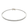Bracelet pour homme et femme style tennis en or blanc et diamants blancs. Bracelet Tennis Michaud 145250