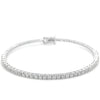 Bracelet pour homme et femme style tennis en or blanc et diamants blancs. Bracelet Tennis Michaud 148300