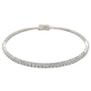 Bracelet pour homme et femme style tennis en or blanc et diamants blancs. Bracelet Tennis Michaud 148304