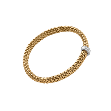  Bracelet pour homme et femme en or jaune et diamants. Bracelet Vendome Flex'it Fope 58402BX_BB_G_XBX_00S
