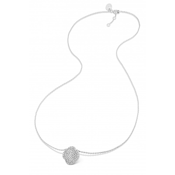 Chance Necklace Diamonds Set In White Gold