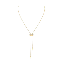  Collier cravate Moderniste Collier Diamant Or Jaune