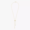 Moderniste tie necklace Yellow Gold Diamond Necklace