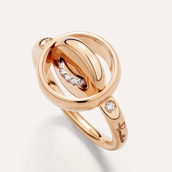 Bague Réversible Pom Pom Dot