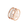 Bague Move Romane pavée, grand modèle