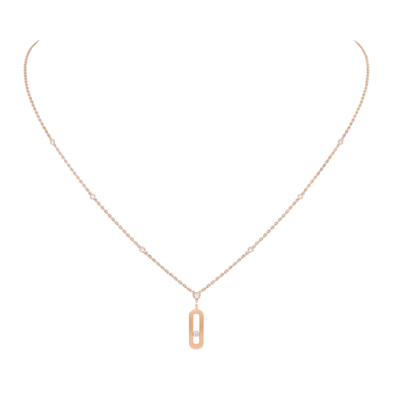 Collier long Move Uno Collier Diamant Or Jaune