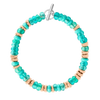 Rondelle Bracelet In Gold-plated Silver & Recycled Plastic