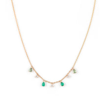  Emeralds & Green Sapphires Necklace