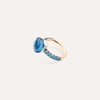 Ring Nudo Deep Blue