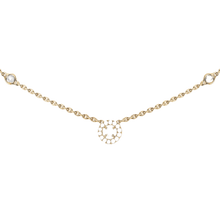  Yellow Gold Diamond Necklace Joy XS