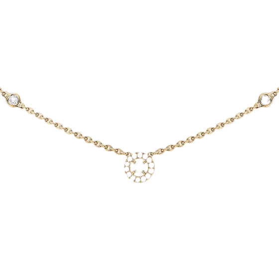 Yellow Gold Diamond Necklace Joy XS