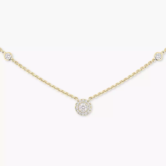 Joy XS Yellow Gold Diamond Necklace