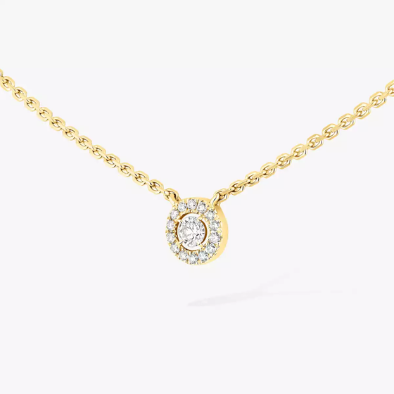 Joy XS Yellow Gold Diamond Necklace