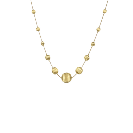 Collier pour femme en or jaune 18 carats. Collier Africa Marco Bicego CB1783