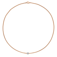  Collier sautoire pour femme en or rose et diamants. Collier Aria Fope 89003CX_BB_R_XBX_043