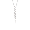 Collier pour femme en or blanc et diamants. Collier Capture Me Akillis PCA0002