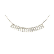  Collier pour femme en or blanc et diamants blancs. Collier Dancing Stones Dinos Karalis  ME00339-008