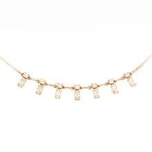  Collier pour femme en or rose et diamants blancs. Collier Dancing Stones Dinos Karalis ME00360-001
