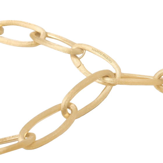 Collier pour femme en or jaune 18 carats. Collier Jaipur Link New Marco Bicego CB2667