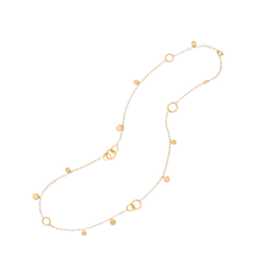 Collier pour femme en or jaune 18 carats. Collier Jaipur Marco Bicego CB2613