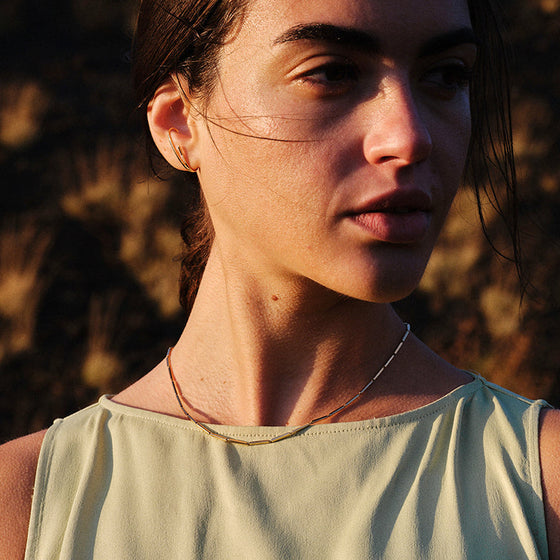 Collier pour femme en or jaune 18 carats. Collier Le Carre GD143OA.00