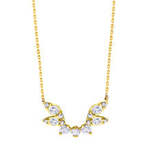  Collier pour femme en or jaune 18 carats et diamants blancs Collier Le Carre GD175OA