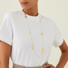 Collier pour femme en or jaune 18 carats. Collier Lunaria Marco Bicego CB1790