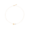 Collier pour femme en or jaune 18 carats et diamants blancs. Collier Lunaria Marco Bicego CB2591-B