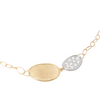 Collier pour femme en or jaune 18 carats et diamants blancs. Collier Lunaria Marco Bicego CB2591-B