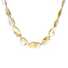 Collier pour femme en or jaune 18 carats et quartz rutile. Collier Lunaria Marco Bicego CB2701-QRT01