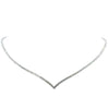 Collier pour femme en or blanc et diamants blancs. Collier Michaud 135178
