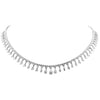 Collier pour femme en or blanc et diamants blancs. Collier Michaud 148537