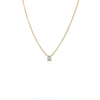 Collier pour femme en or jaune avec un pendentif en diamant blanc. Collier Michaud 154060