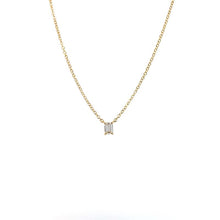  Collier pour femme en or jaune avec un pendentif en diamant blanc. Collier Michaud 154060