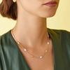 Collier pour femme en or jaune 18 carats et diamants blancs. Collier Silviglia Marco Bicego CB1838-E-B