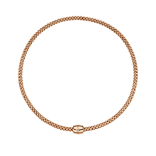  Collier pour homme et femme en or rose et diamant blanc. Collier Solo Flex'it Fope 62606CX_BB_G_XXX_040