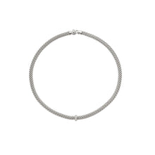  Collier pour homme et femme en or blanc et diamants. Collier Vendome Flex'it Fope 56002CX_BB_B_XBX_043