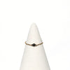 Black Diamond Charm Ring