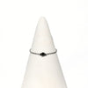 Black Diamond Charm Ring