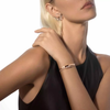 Move Romane half pavé bracelet, small model