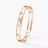 Move Romane Bangle Pink Gold Diamond Bracelet