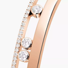 Move Romane Bangle Pink Gold Diamond Bracelet
