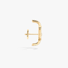 Move Uno Pavé Mono Earring Yellow Gold Diamond Earrings