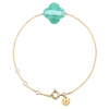 Bracelet, Amazonite, Or Jaune