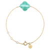 Bracelet, Amazonite, Yellow Gold