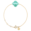 Bracelet, Amazonite, Yellow Gold