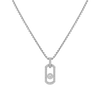Collier pendentif pavé So Move Collier Diamant Natural Titanium