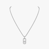 So Move pavé pendant necklace So Move natural titanium diamond pendant necklace